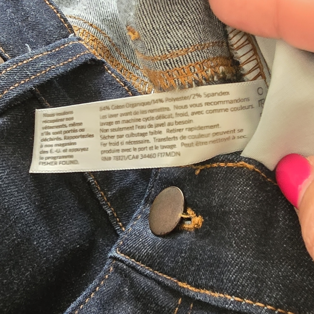Eileen Fisher Stretch Organic Cotton High Waist Straight Ankle Jeans sz 10 - Picture 4 of 9